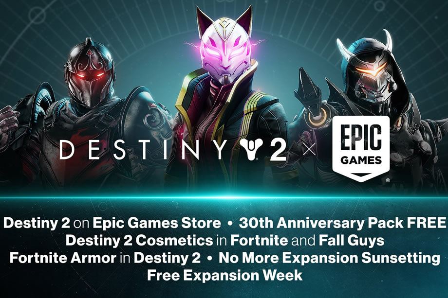 Bungie's Destiny 2 on the Epic Game Store